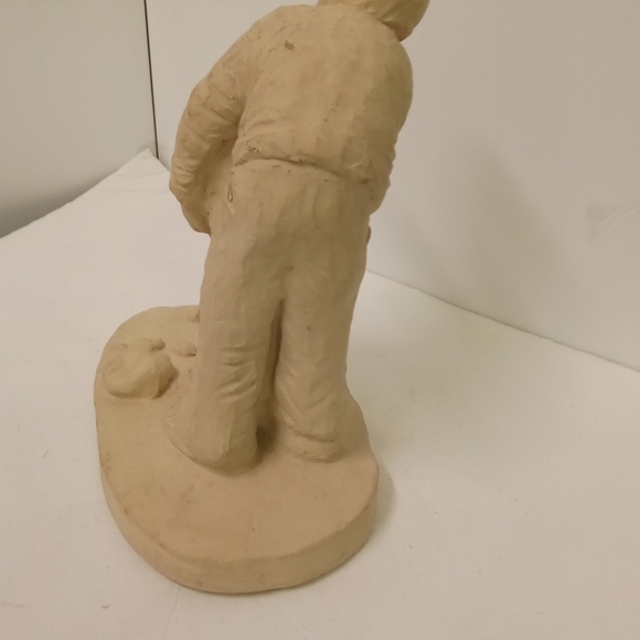 Austin Golfers Sculpture Father Child/ Son Golfing , Pedestal  Dee Crowley - Picture 3 of 8